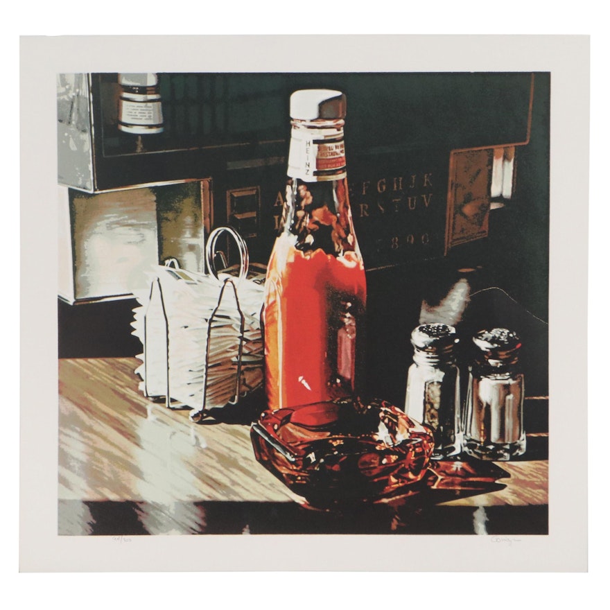 Ralph Goings Serigraph "Still Life With Sugars," 1981