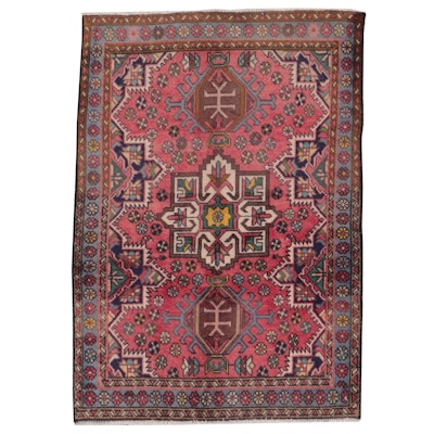 3'3 x 4'9 Hand-Knotted Persian Tabriz Accent Rug