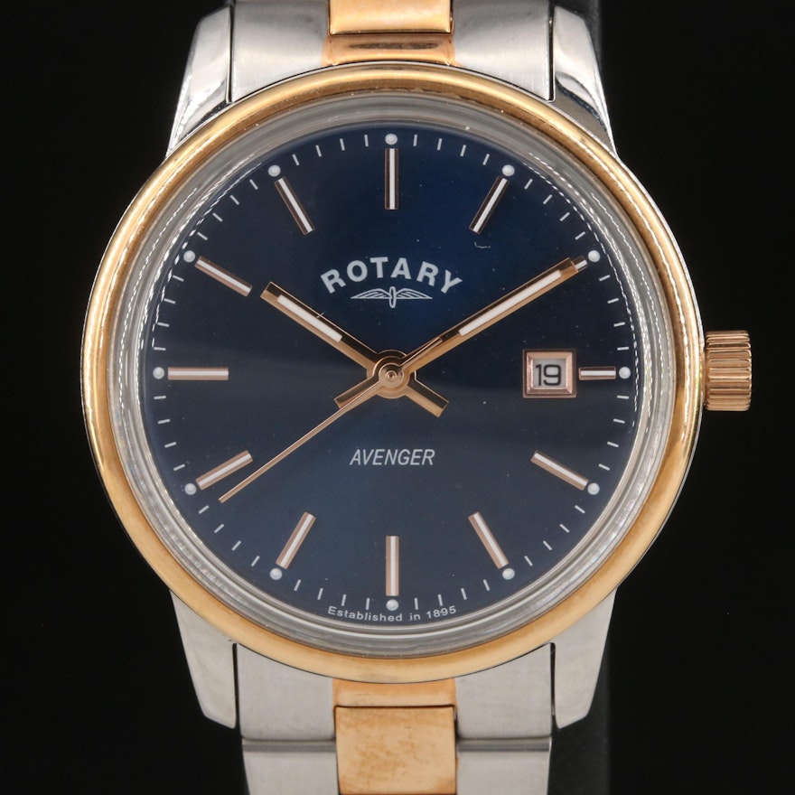 Rotary Avenger Blue Dial Wristwatch