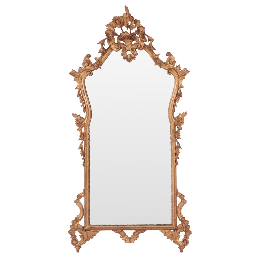 Rococo Style Giltwood and Composition Mirror, 20th Century