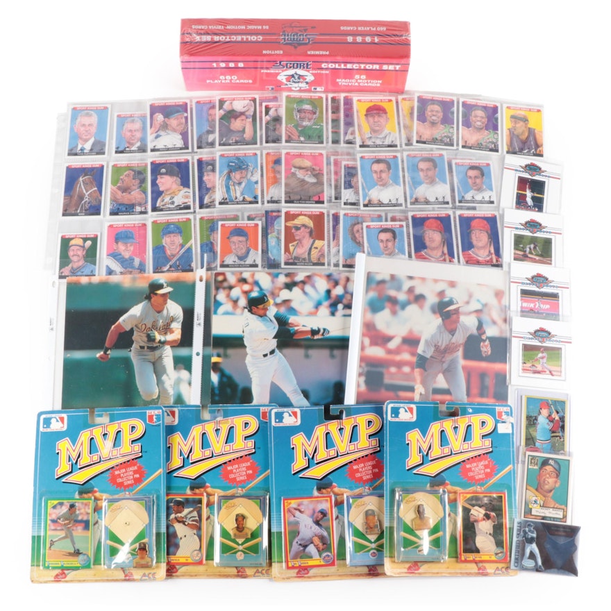 Sport Kings Sports Cards, Sealed Score Baseball Set, Photos, More, 1980s–2020s