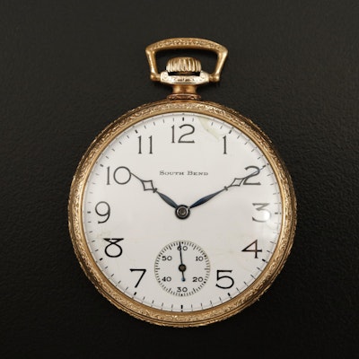 1925 South Bend Gold-Filled Pocket Watch