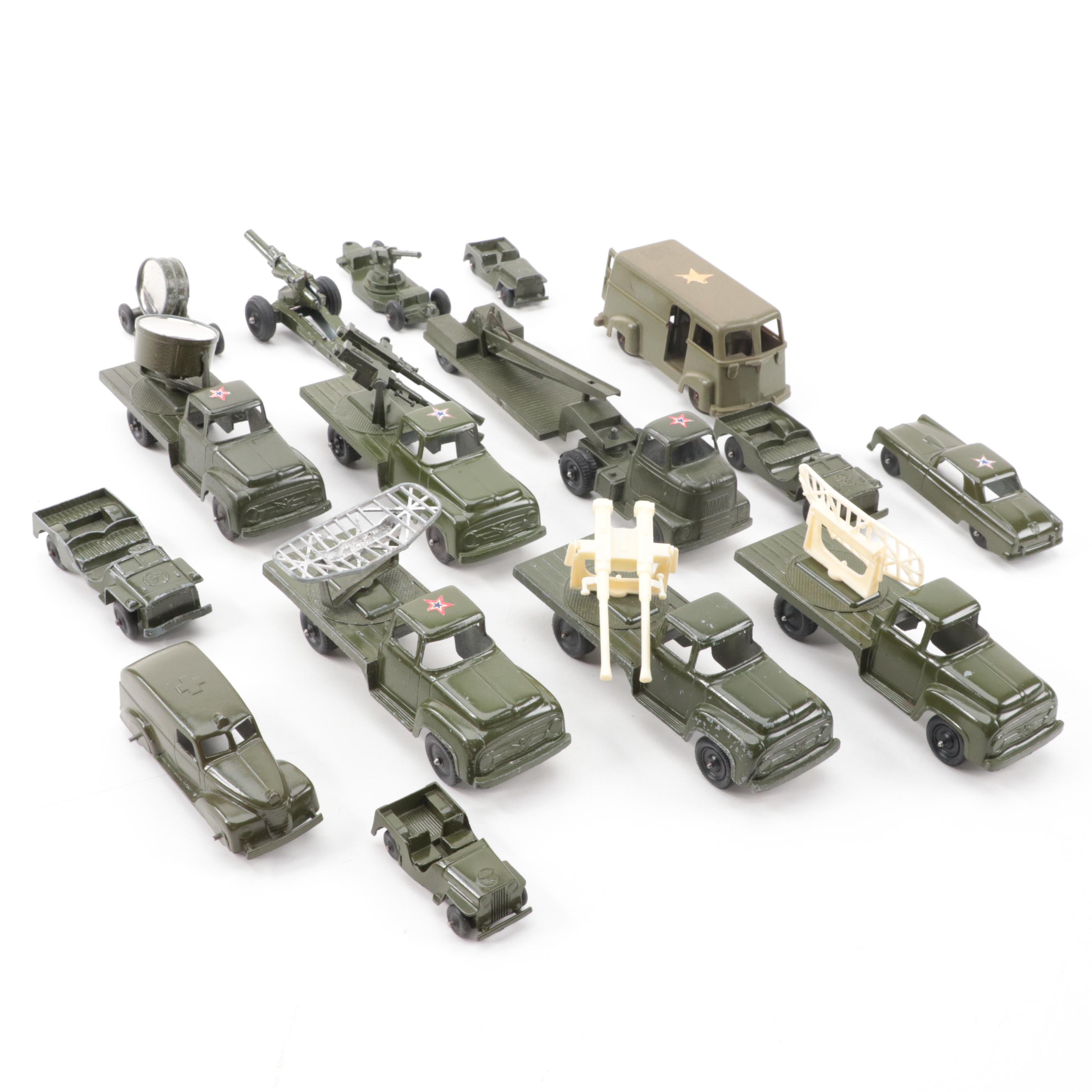 TootsieToy Diecast Metal and Plastic Toy Army Trucks EBTH