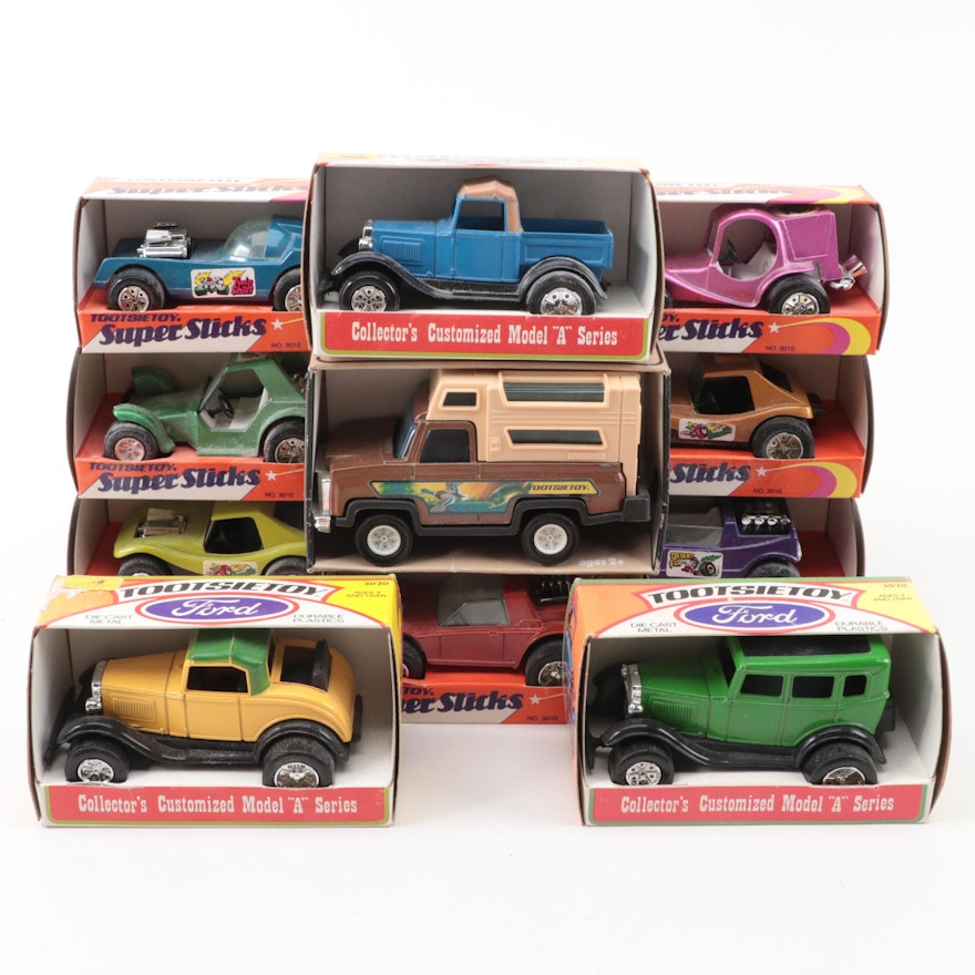 TootsieToy Diecast Toy Cars Including Super Slicks and More