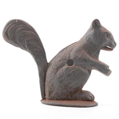 Cast Iron Squirrel Nutcracker