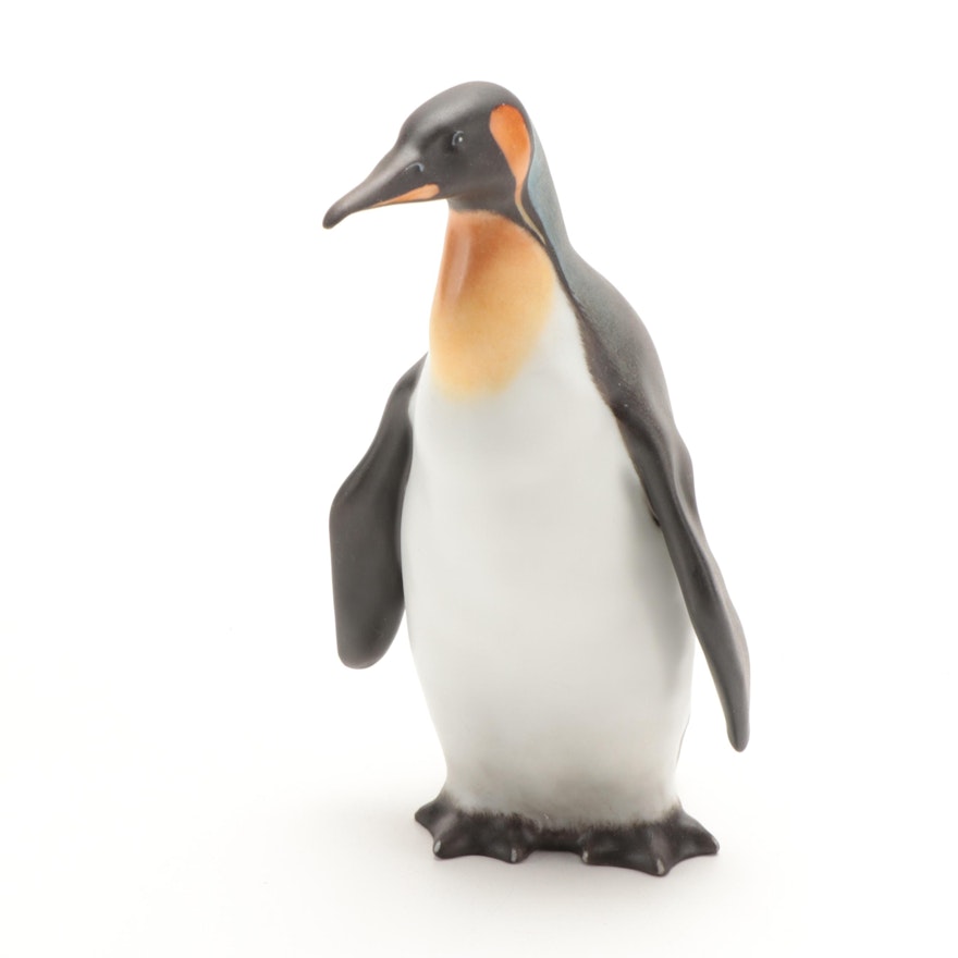 Herend Natural "Penguin" Porcelain Figurine