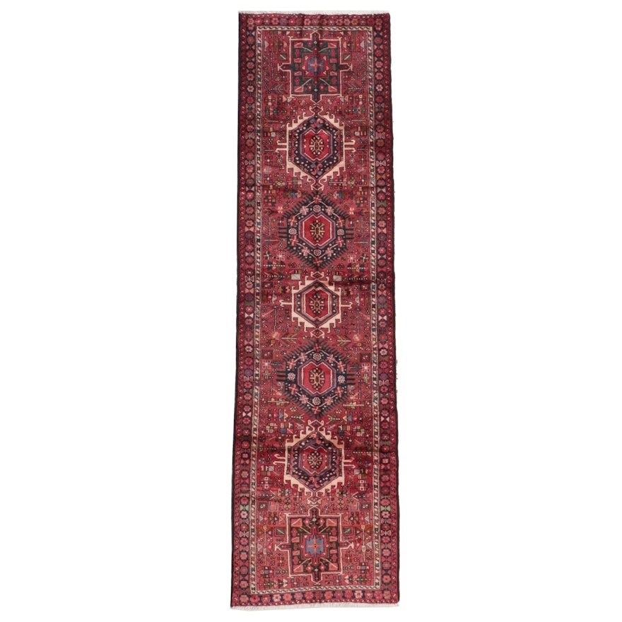 2'11 x 11'2 Hand-Knotted Persian Lamberan Carpet Runner