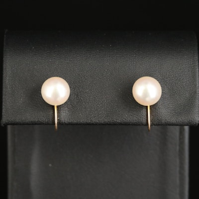 Vintage 14K Pearl Earrings