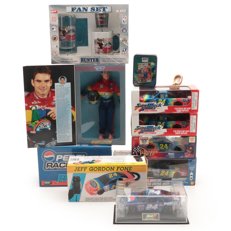 Revell, Racing Champions, Others Jeff Gordon Model Cars, Figure, More, 1990s