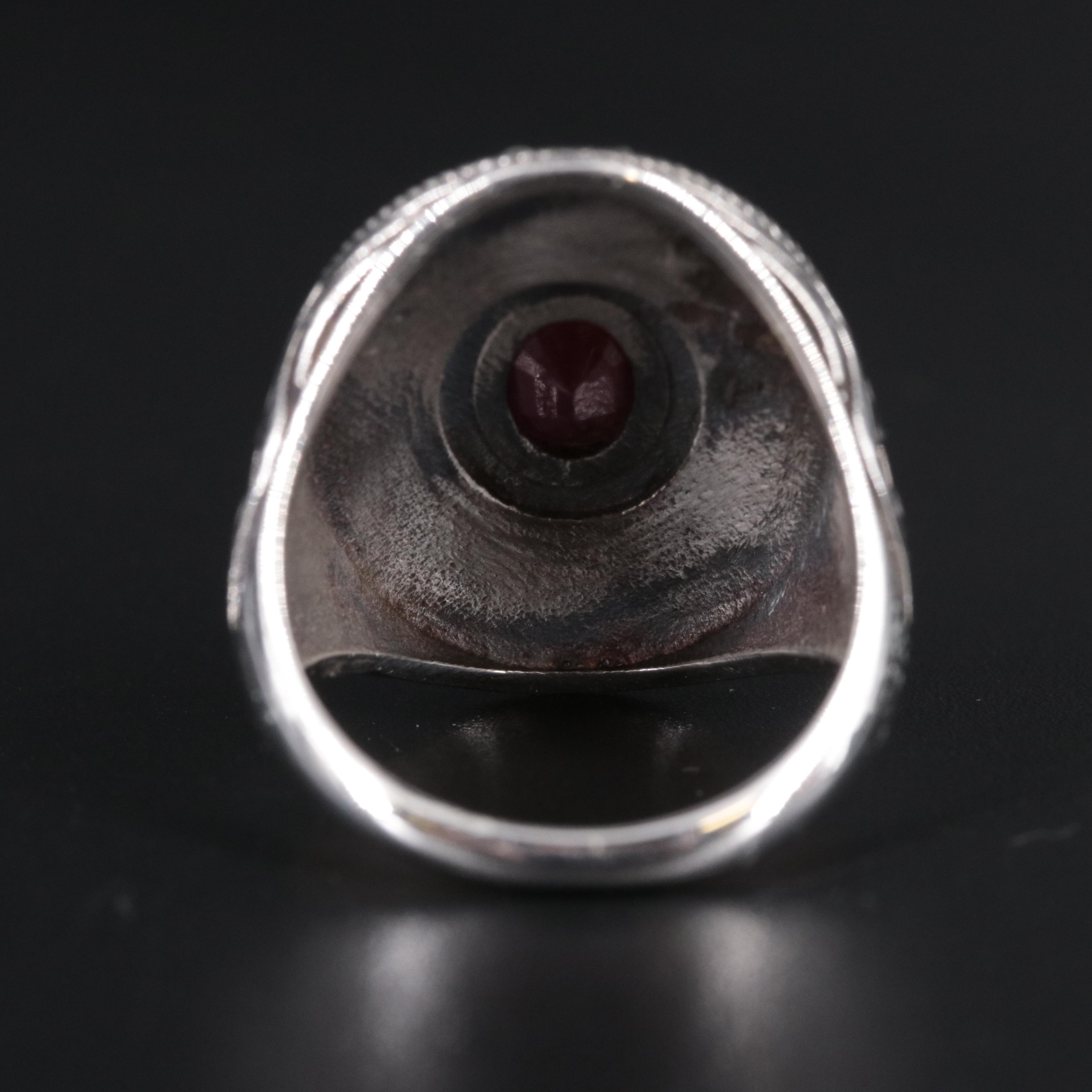 Sterling Silver Ruby Ring | EBTH