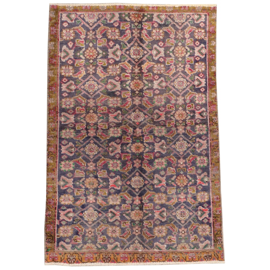 3'3 x 4'10 Hand-Knotted Persian Veramin Area Rug