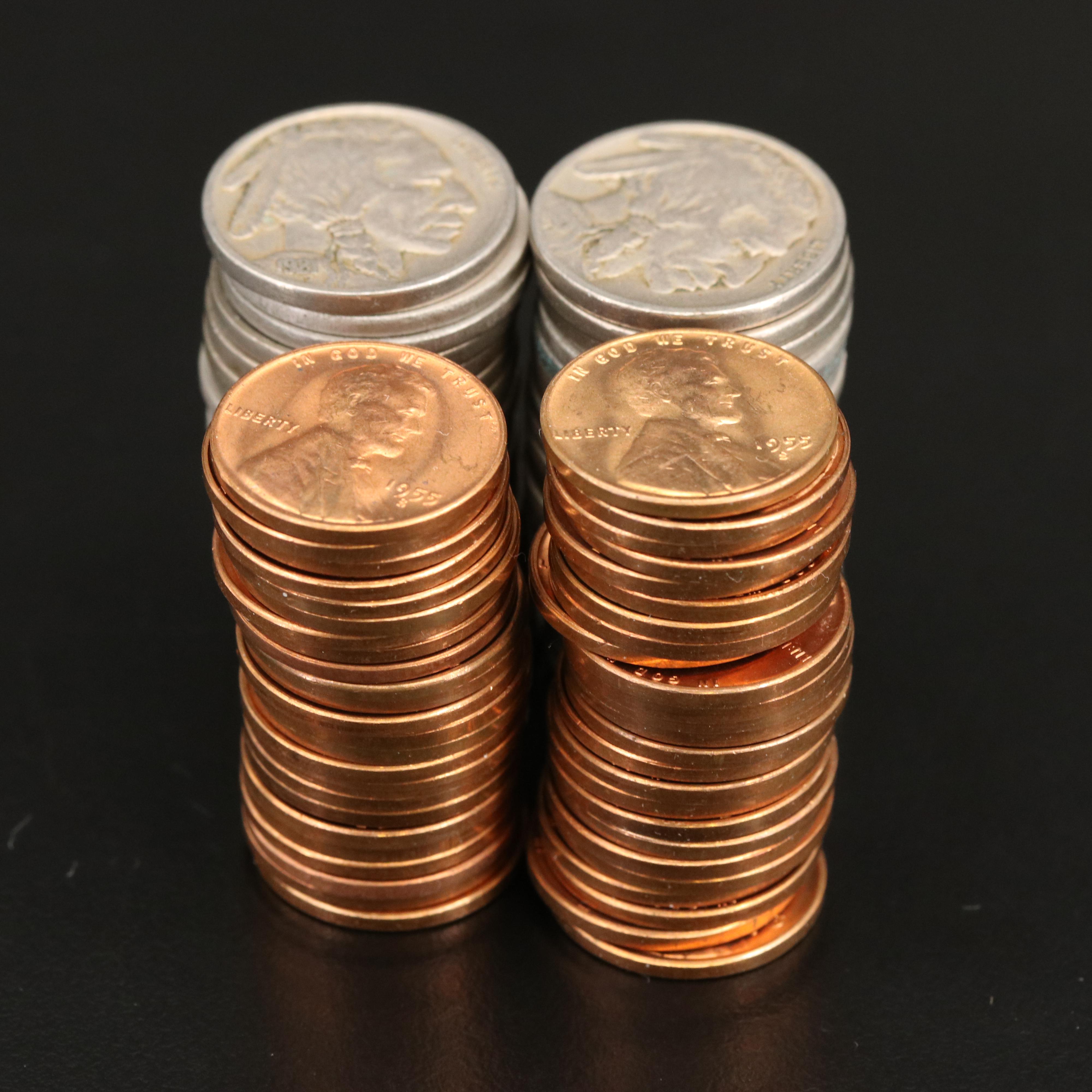 Two Rolls of United States Coins EBTH