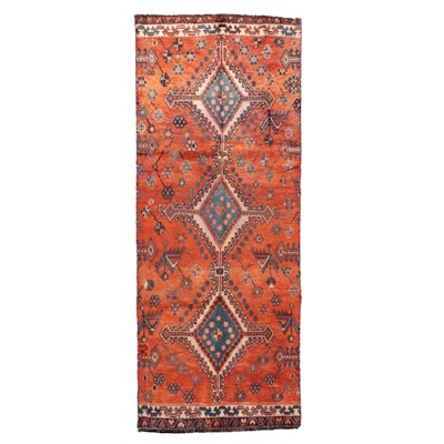 3' x 7'6 Hand-Knotted Persian Shiraz Long Rug