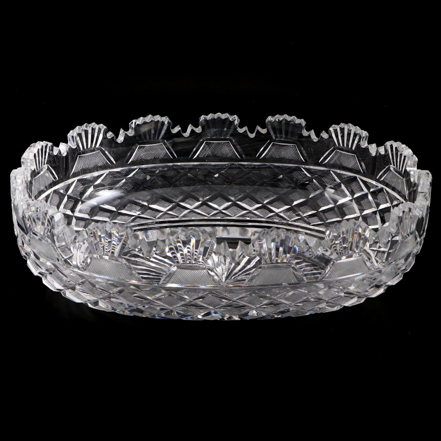 Waterford Crystal "Kennedy" Oval Bowl