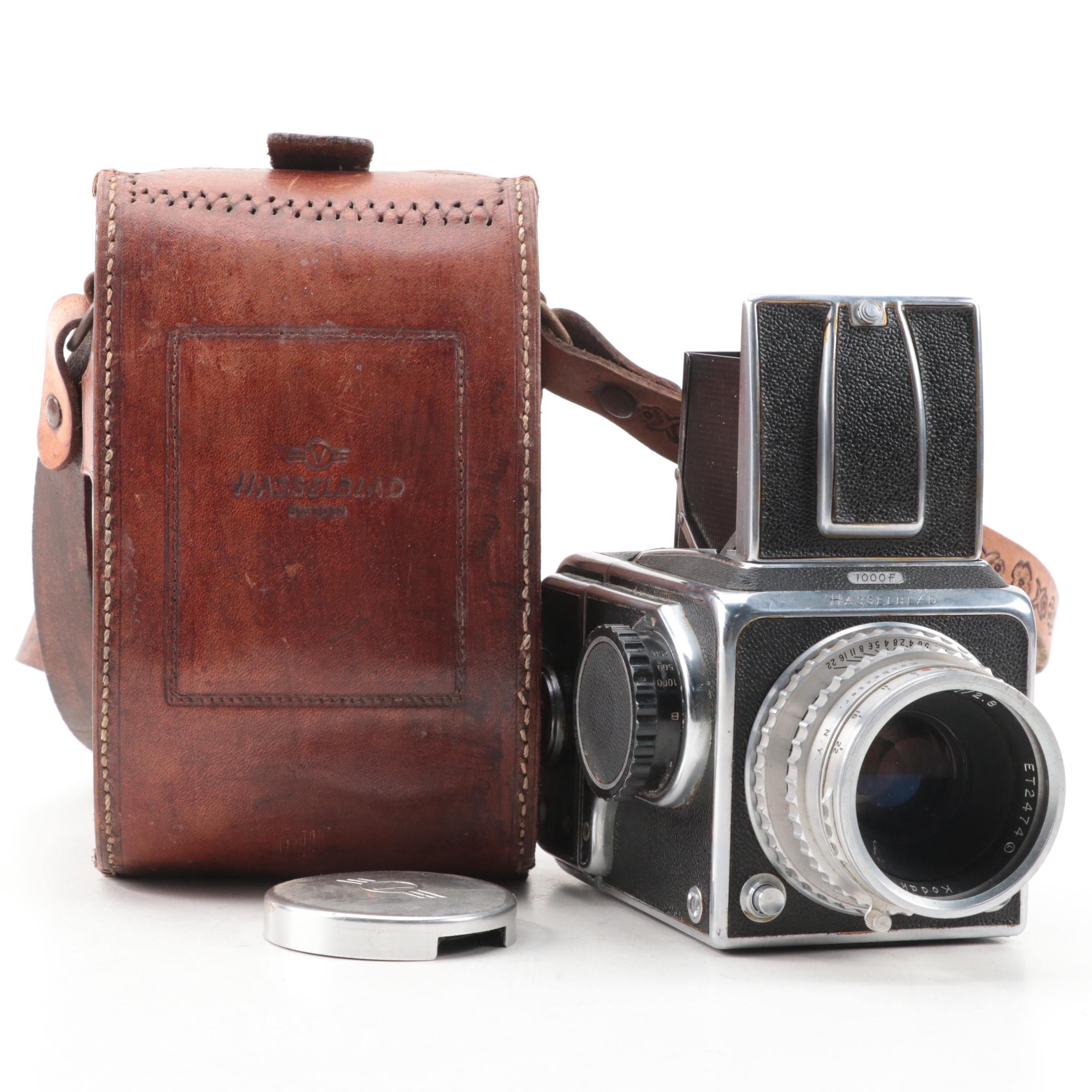 Hasselblad 1000F Still Camera With Leather Case EBTH