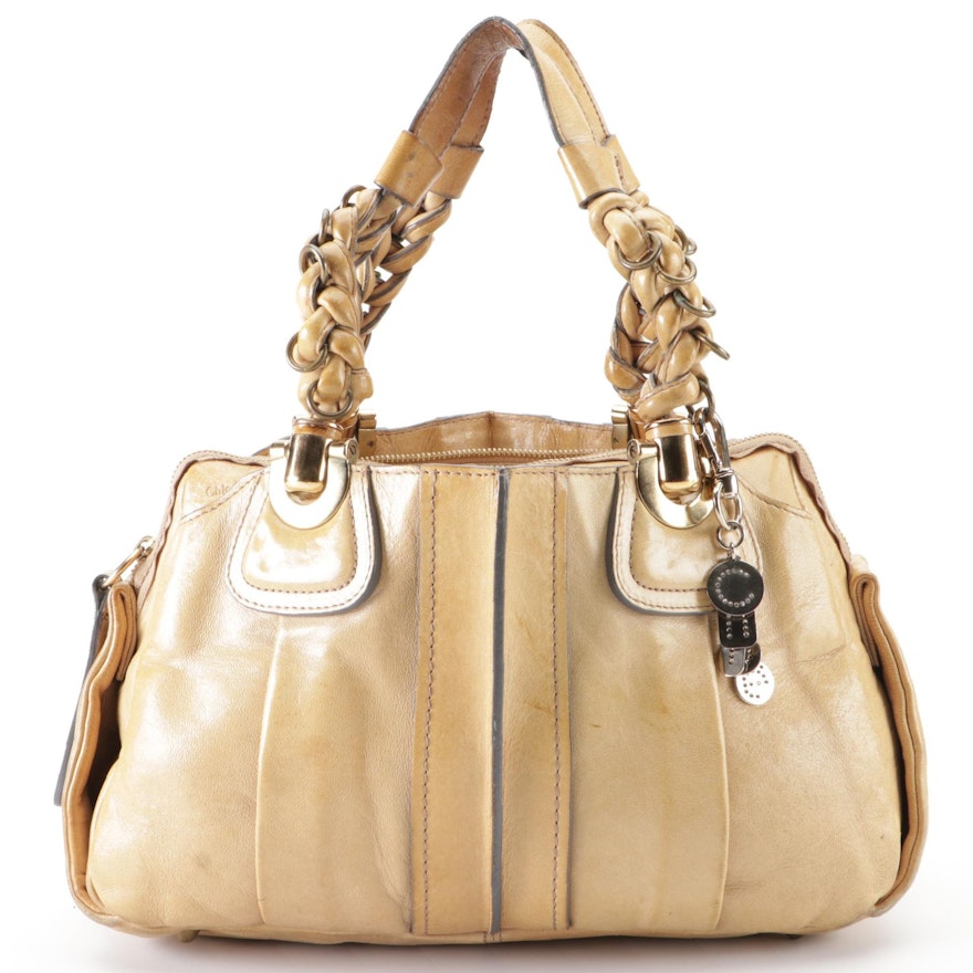 Chloé Heloise Medium Shoulder Bag in Calfskin Leather