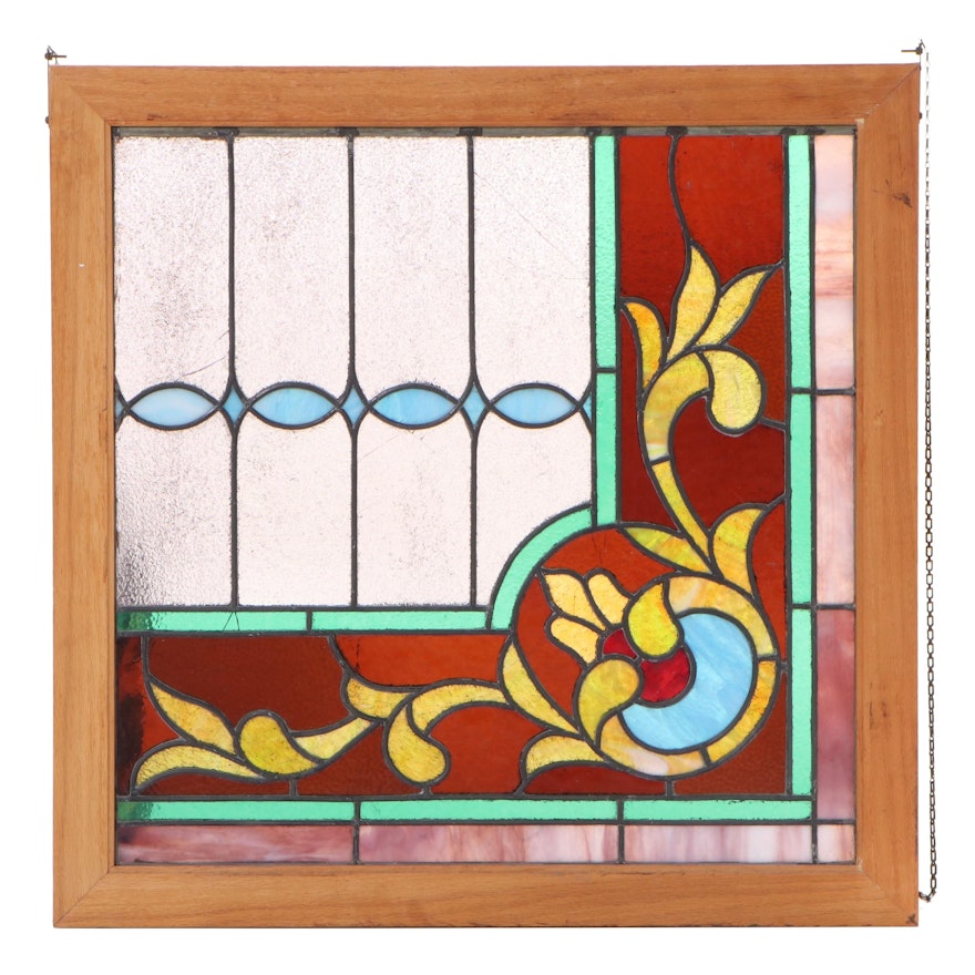 Hanging Stained Glass Window Panel
