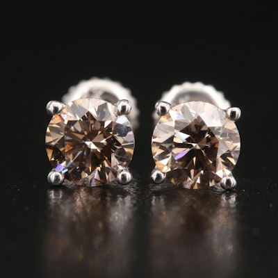 14K 1.50 CT Lab Grown Diamond Stud Earrings
