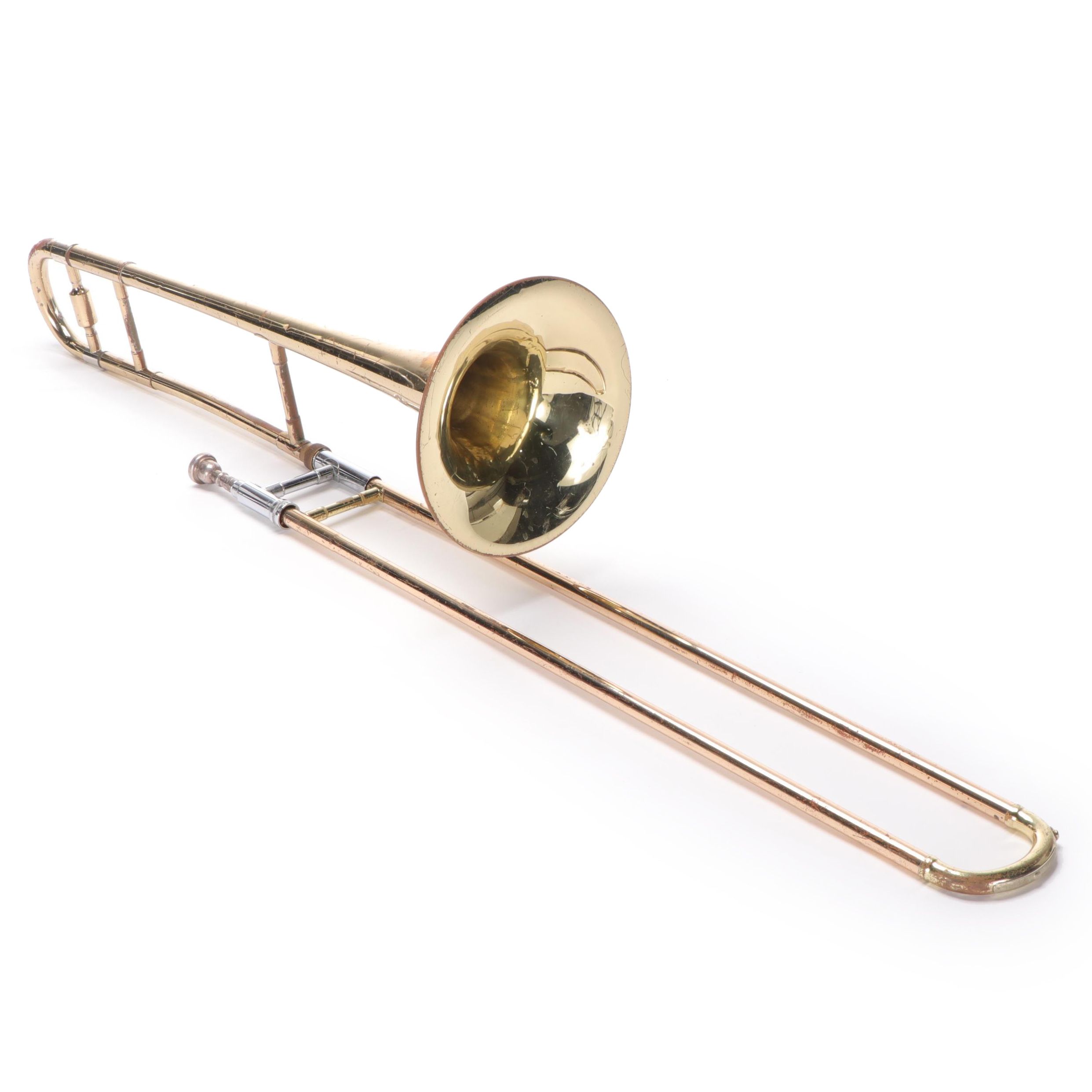 Blessing Scholastic Brass Finish Trombone, Mid20th Century EBTH