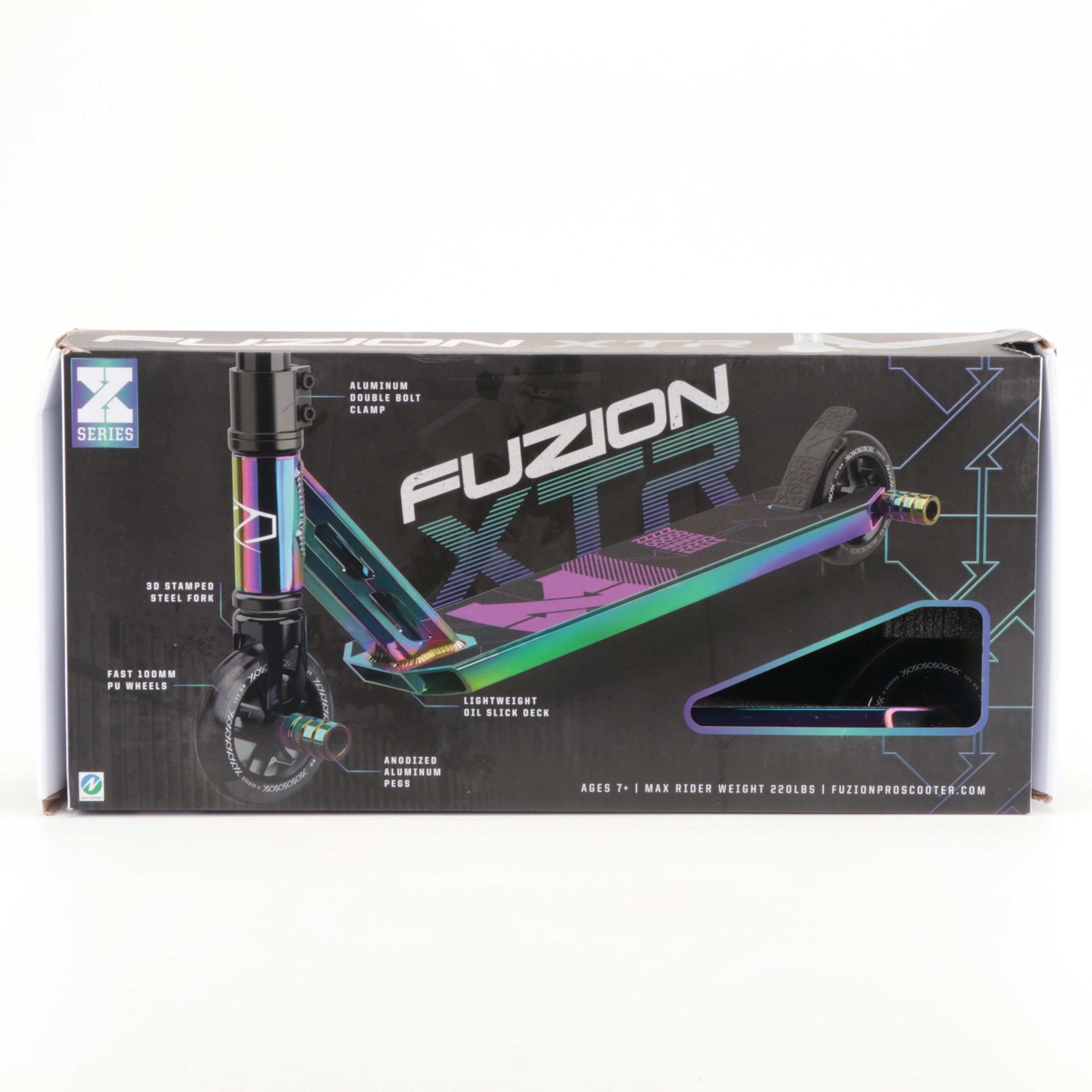 Fuzion XTR Pro 2 Neochrome Wheel Kick Scooter EBTH