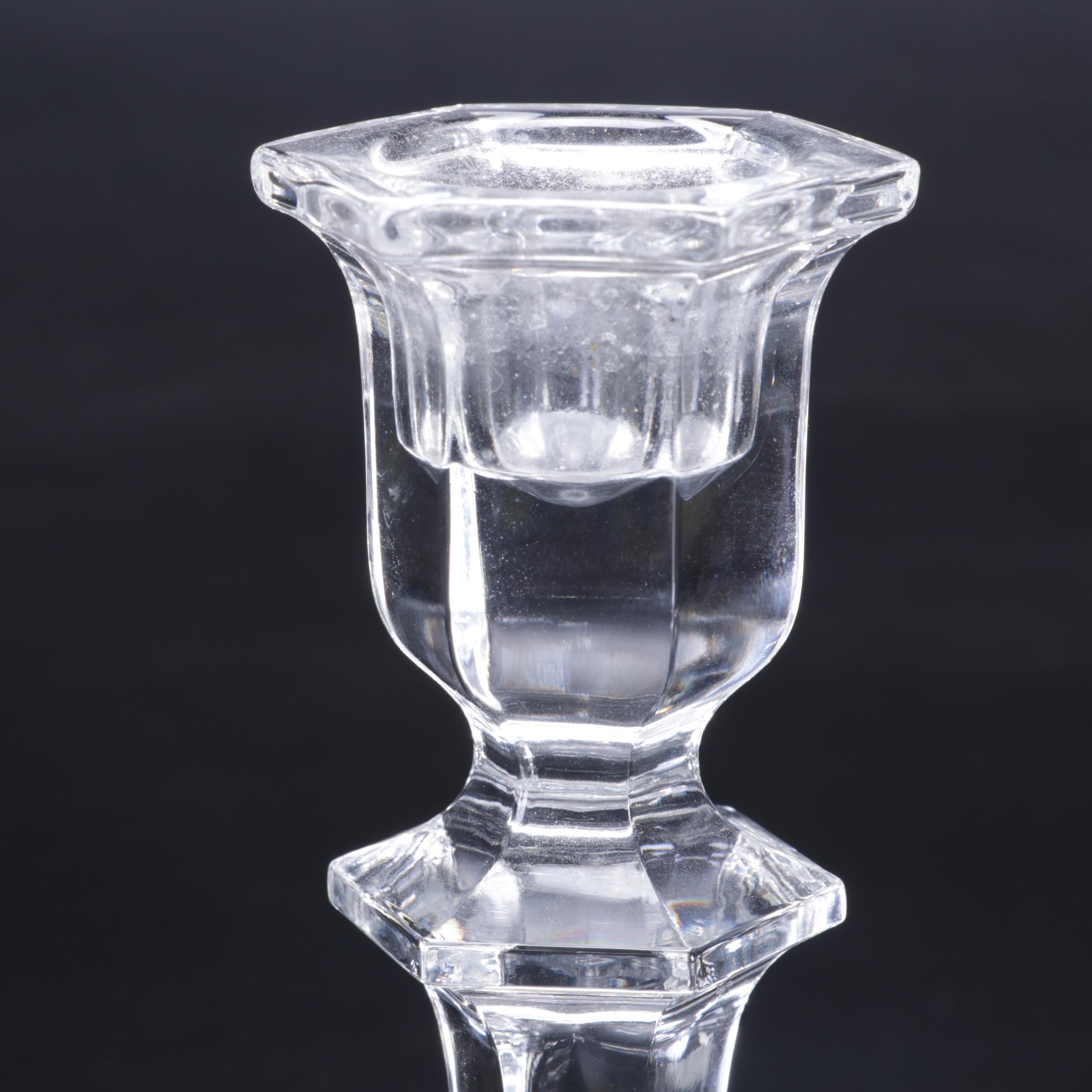 Swid Powell for Calvin Klein Stoneware Tray, Atlantis Crystal Decanter