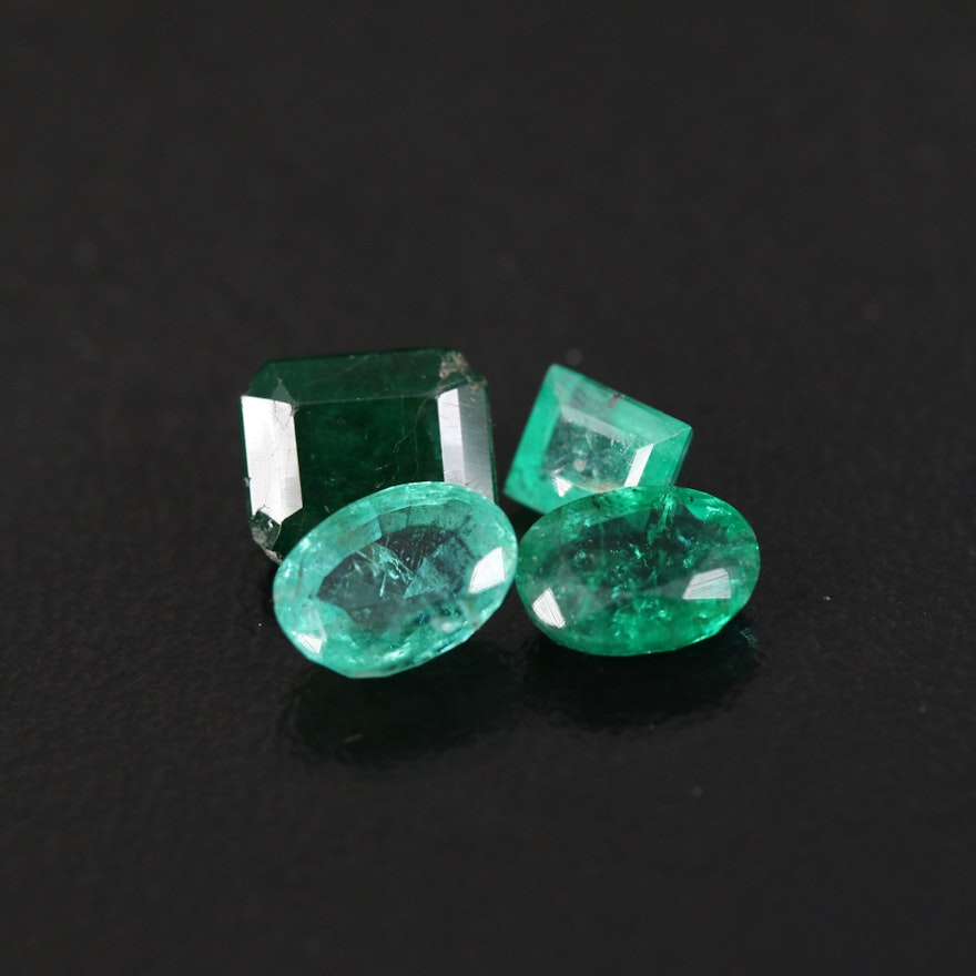Loose 3.68 CTW Emeralds
