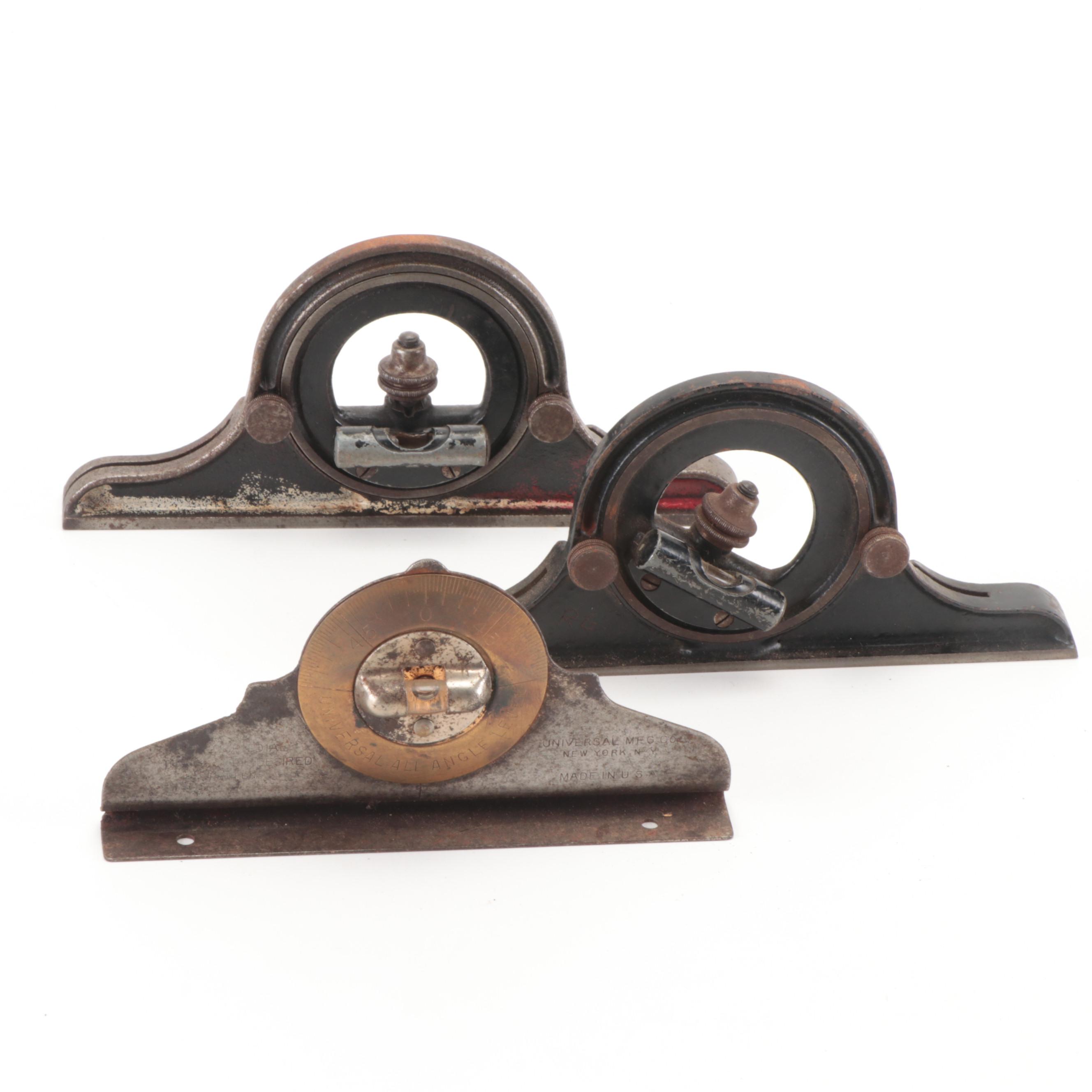 L.S. Starrett Co. and Universal Mfg. Co. All Angle Levels EBTH