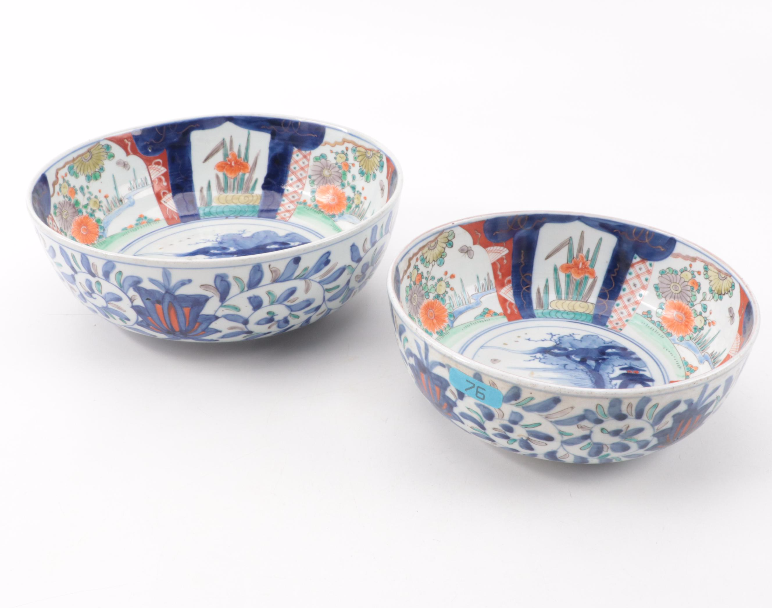 Japanese Imari Ware Porcelain Bowls EBTH
