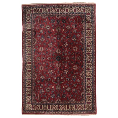 6'10 x 10'6 Hand-Knotted Persian Mahal Area Rug