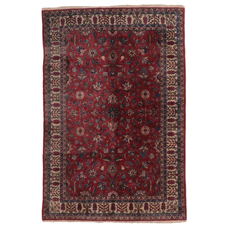 6'10 x 10'6 Hand-Knotted Persian Mahal Area Rug
