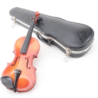Romanian Stradivarius Replica 4/4 Violin with Bow and Case