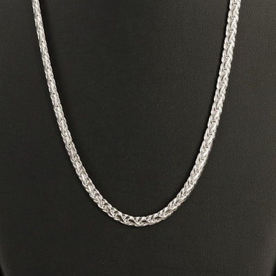 Sterling Byzantine Chain Necklace
