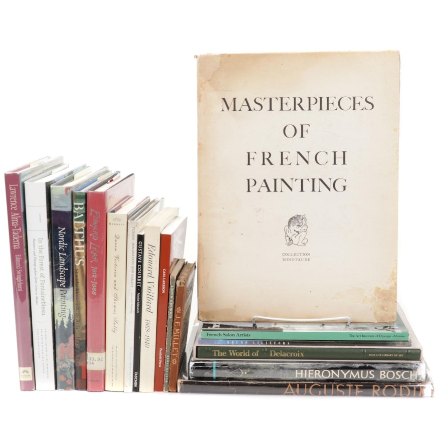 "Masterpieces of French Painting" with Other European 19th Century Art Books