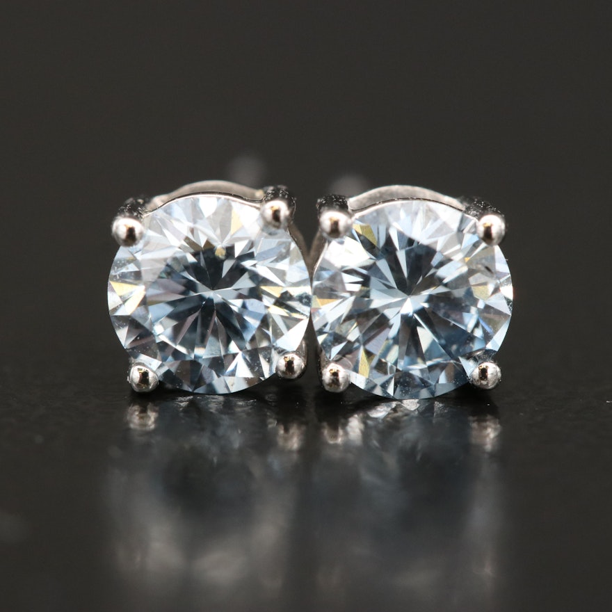 10K 1.01 CTW Lab Grown Diamond Stud Earrings