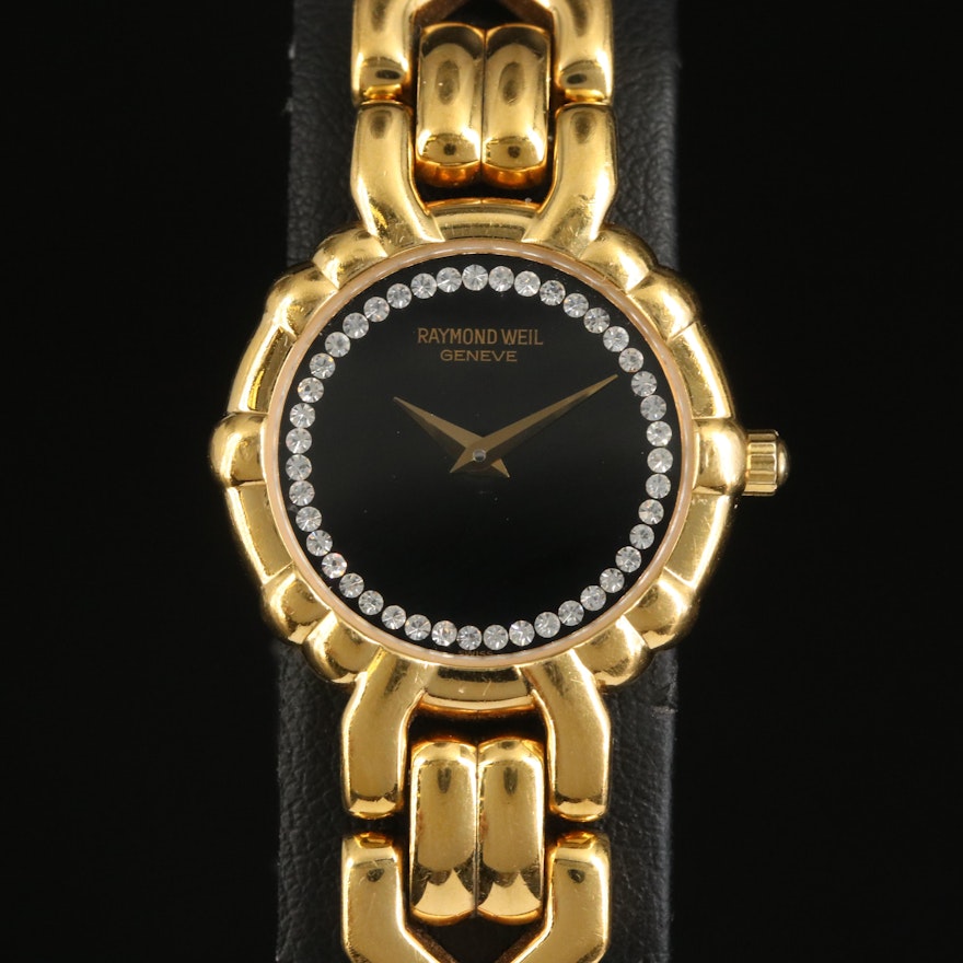 Raymond Weil Black Dial Quartz Wristwatch