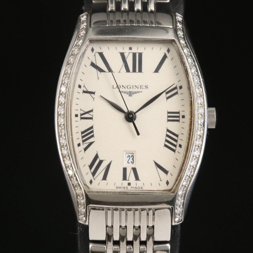 Longines Evidenza Diamond Case Wristwatch