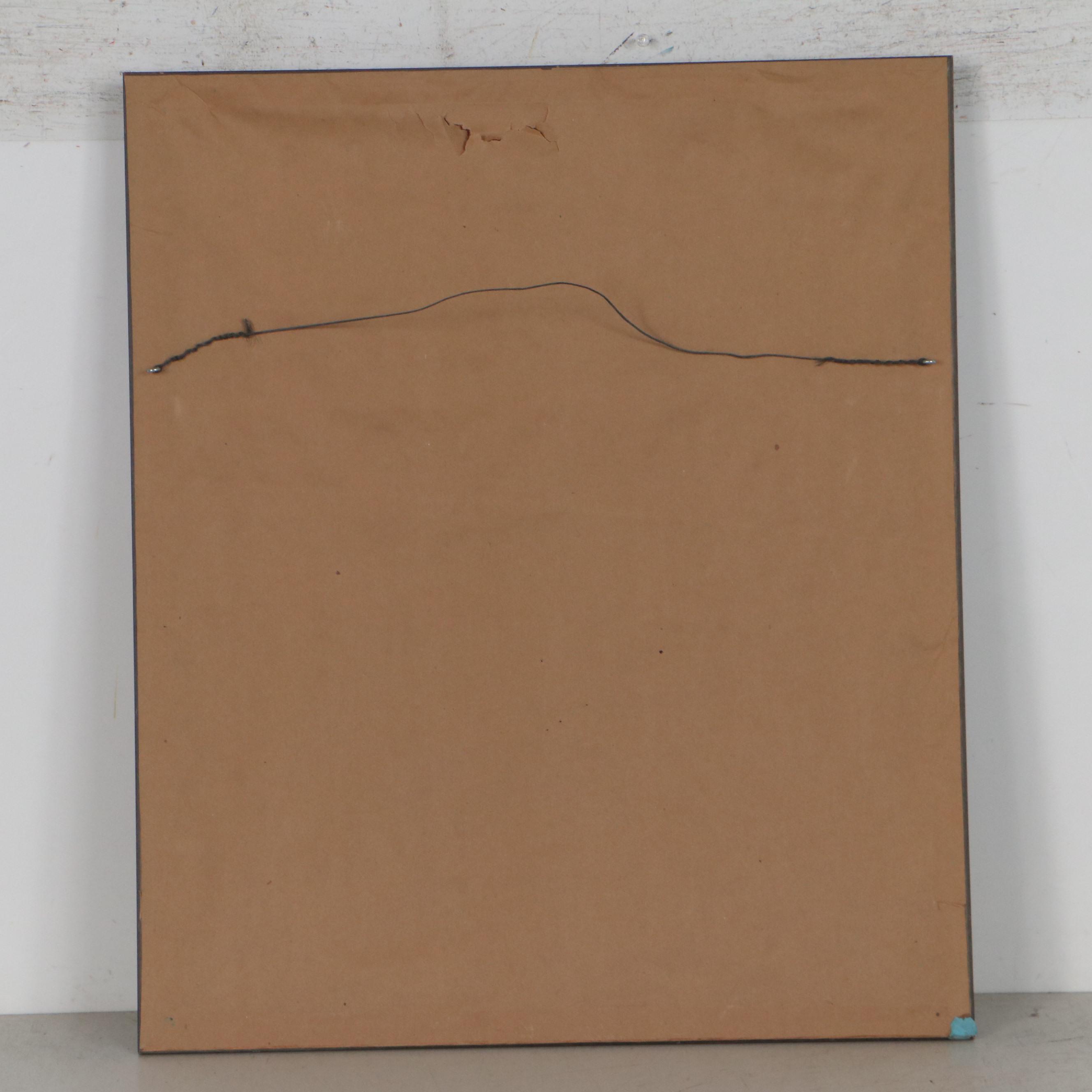 Robert Byrd Portrait Pastel Drawing | EBTH