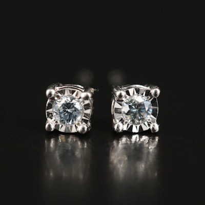 EFFY Sterling Lab Grown Diamond Stud Earrings