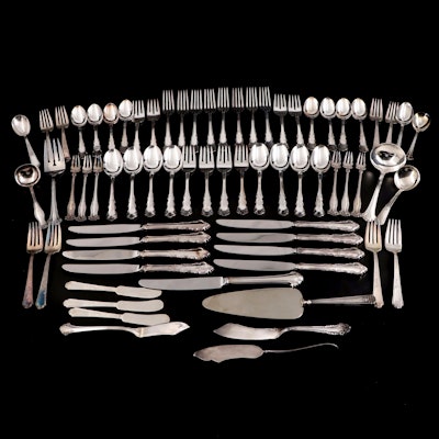 Reed & Barton "Dresden Rose" and Other Silver Plate Flatware