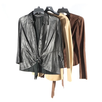 Lafayette 148, BCBG and GMS-75 Leather Jackets