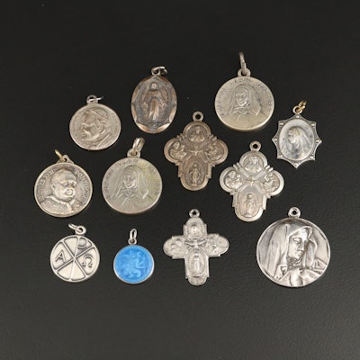Ecclesiastical Charms Including Sterling