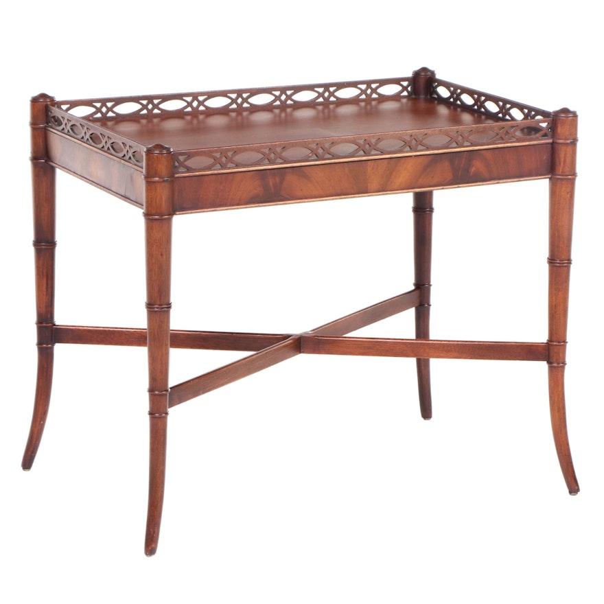Brandt Federal Style Mahogany Side Table, Mid-20th Century