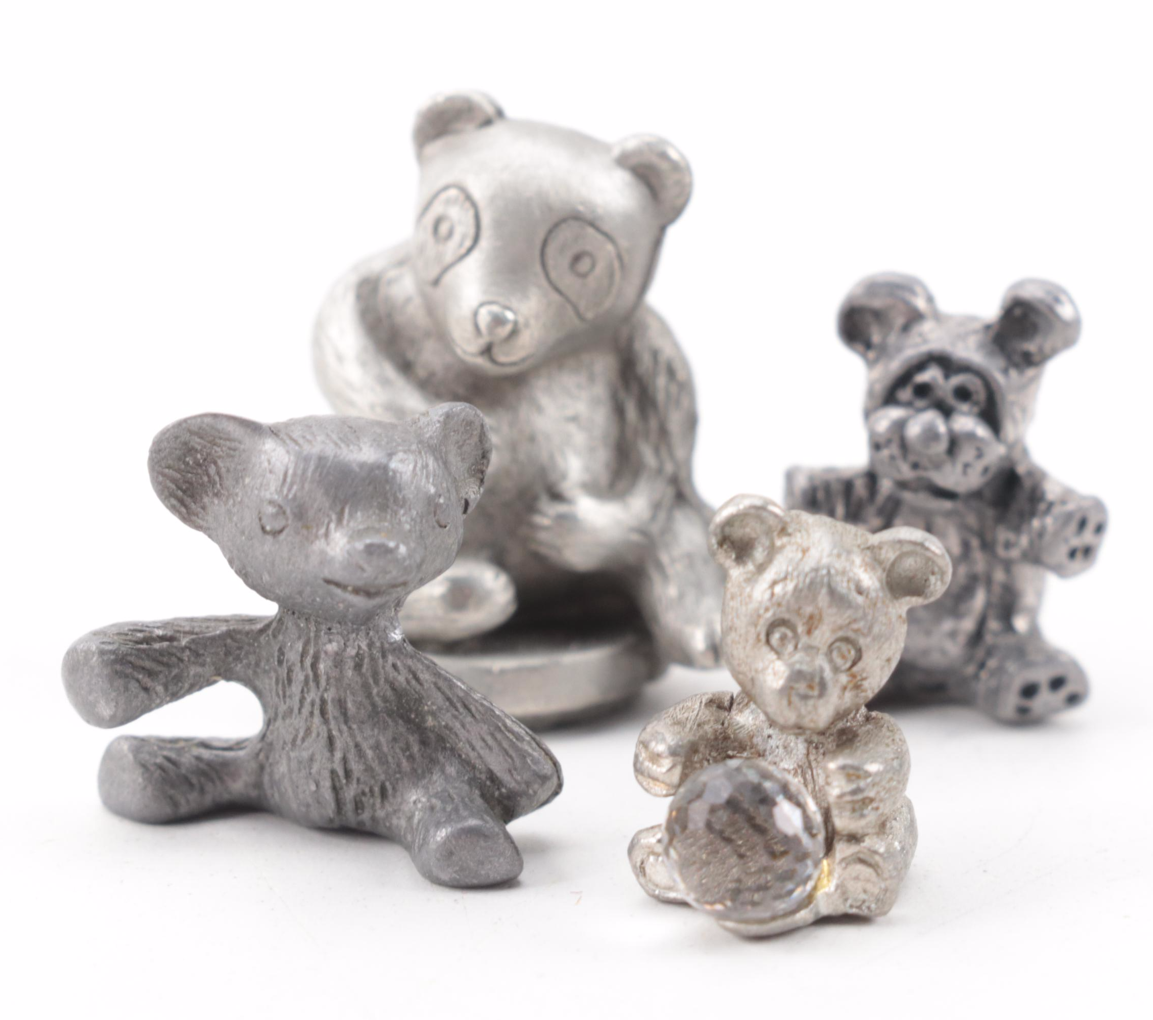 Hudson and Other Pewter Animal Figurines EBTH