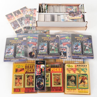 Classic Baseball, Football, Other Cards With Sealed Packs, Signatures, More