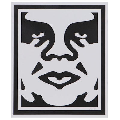 Shepard Fairey Offset Print "OBEY 3-Face," 2021