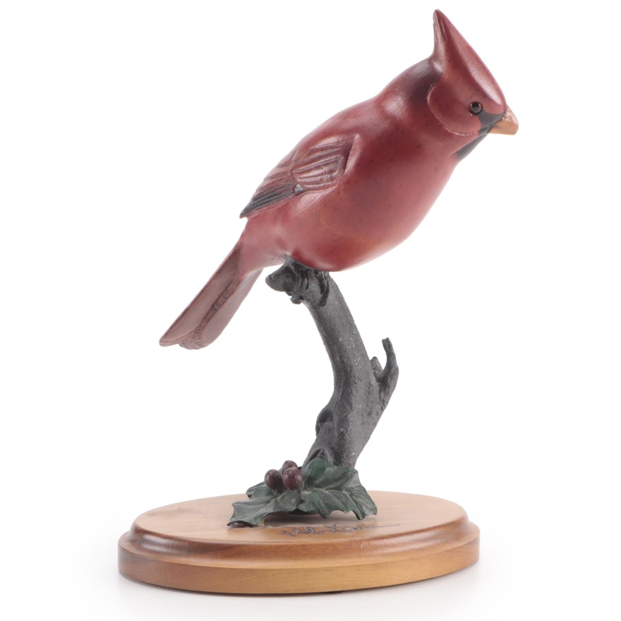 Peter Kaum for Big Sky Carvers Limited Edition Cardinal Sculpture