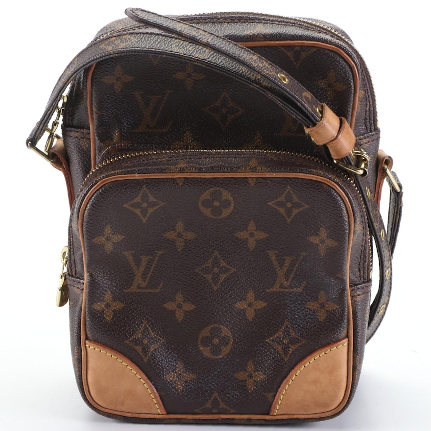 Louis Vuitton Amazone Crossbody Bag in Monogram Canvas and Leather