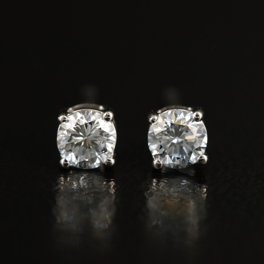 10K 0.25 CTW Lab Grown Diamond Stud Earrings