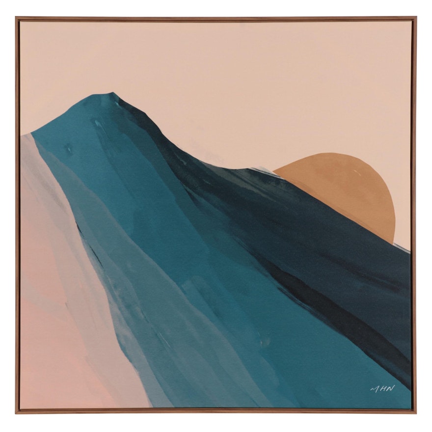 Giclée After Morgan Harper Nichols of Abstract Mountain Landscape