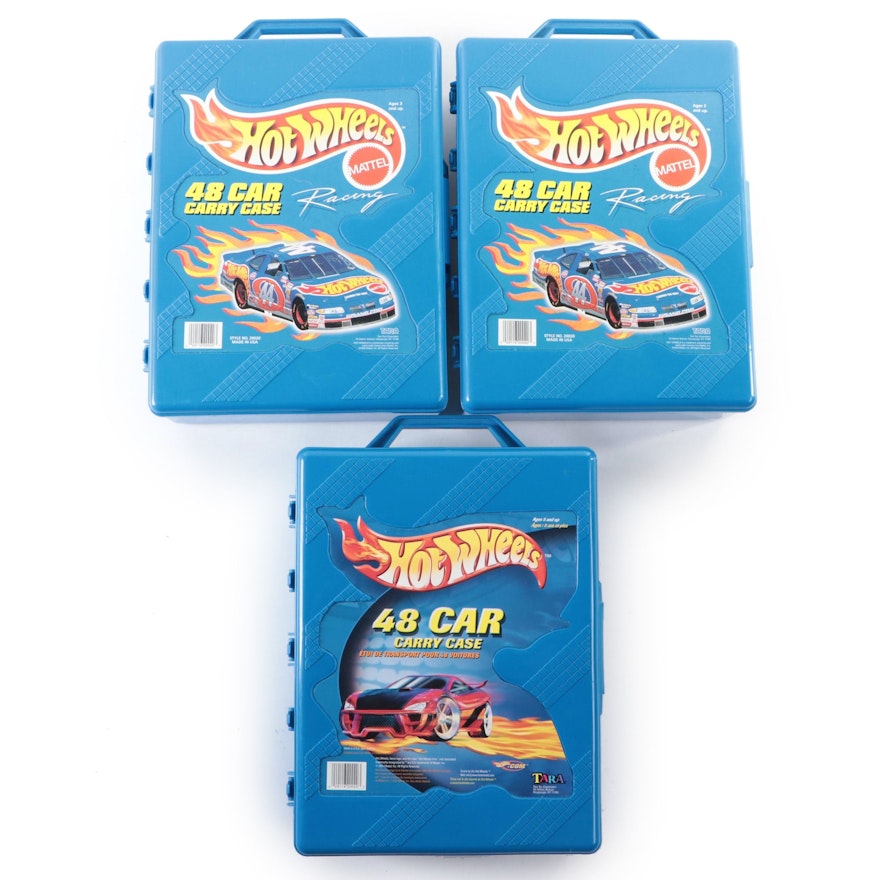 Hot Wheels 48 Car Carry Cases With Cars
